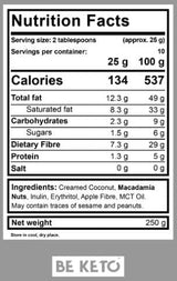 Keto-Creme | Macadamia + MCT – 250 Gramm