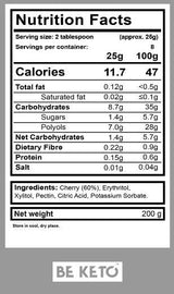 Keto-Marmelade | Niedriger Zuckergehalt – 200 Gramm