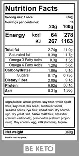 Keto-Mehrkornbrot – 360 Gramm