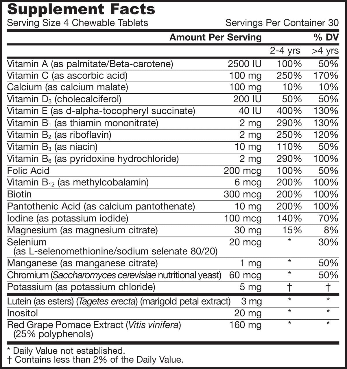 Kid Bear® Kids Multi 120 Kautabletten