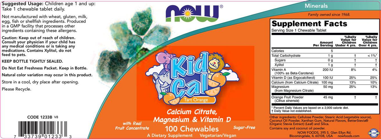 Kid Cal - Mag - 100 Kautabletten