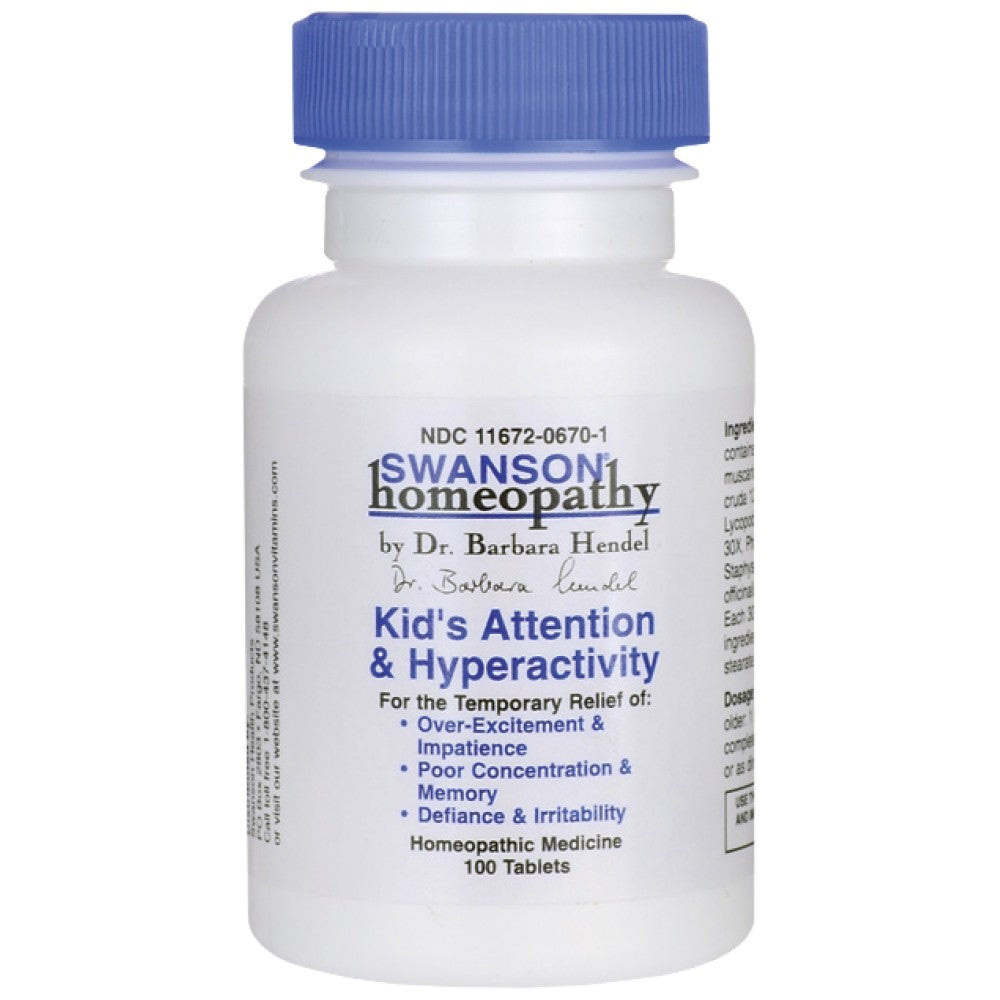 Aufmerksamkeit und Hyperaktivität für Kinder, 100 Tabletten