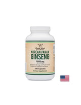 Koreanischer Panax Ginseng – Koreanischer Ginseng, 240 Kapseln <tc>Double Wood</tc>