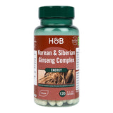 Koreanischer und Sibirischer Ginseng-Komplex – 120 Kapseln