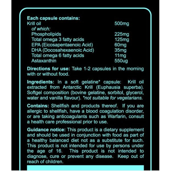 Krillöl 500 mg – 90 Kapseln