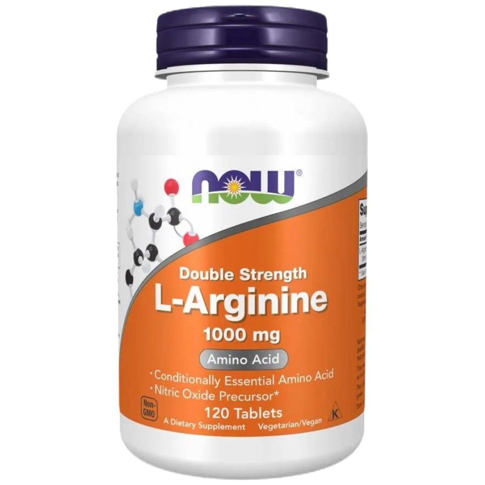 L-Arginin 1000 mg/Doppelte Stärke – 120 Tabletten