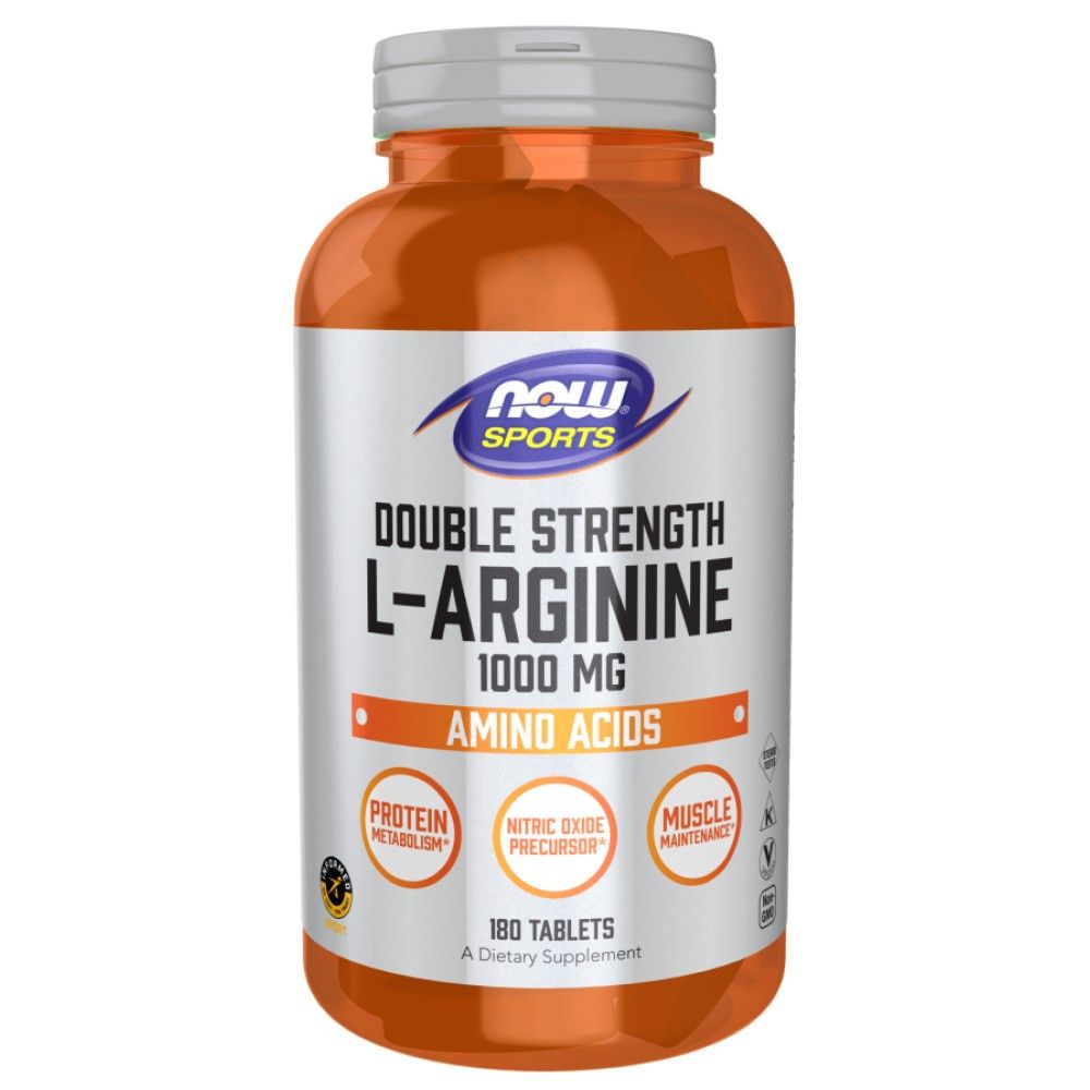 L-Arginin 1000 mg/Doppelte Stärke – 180 Tabletten