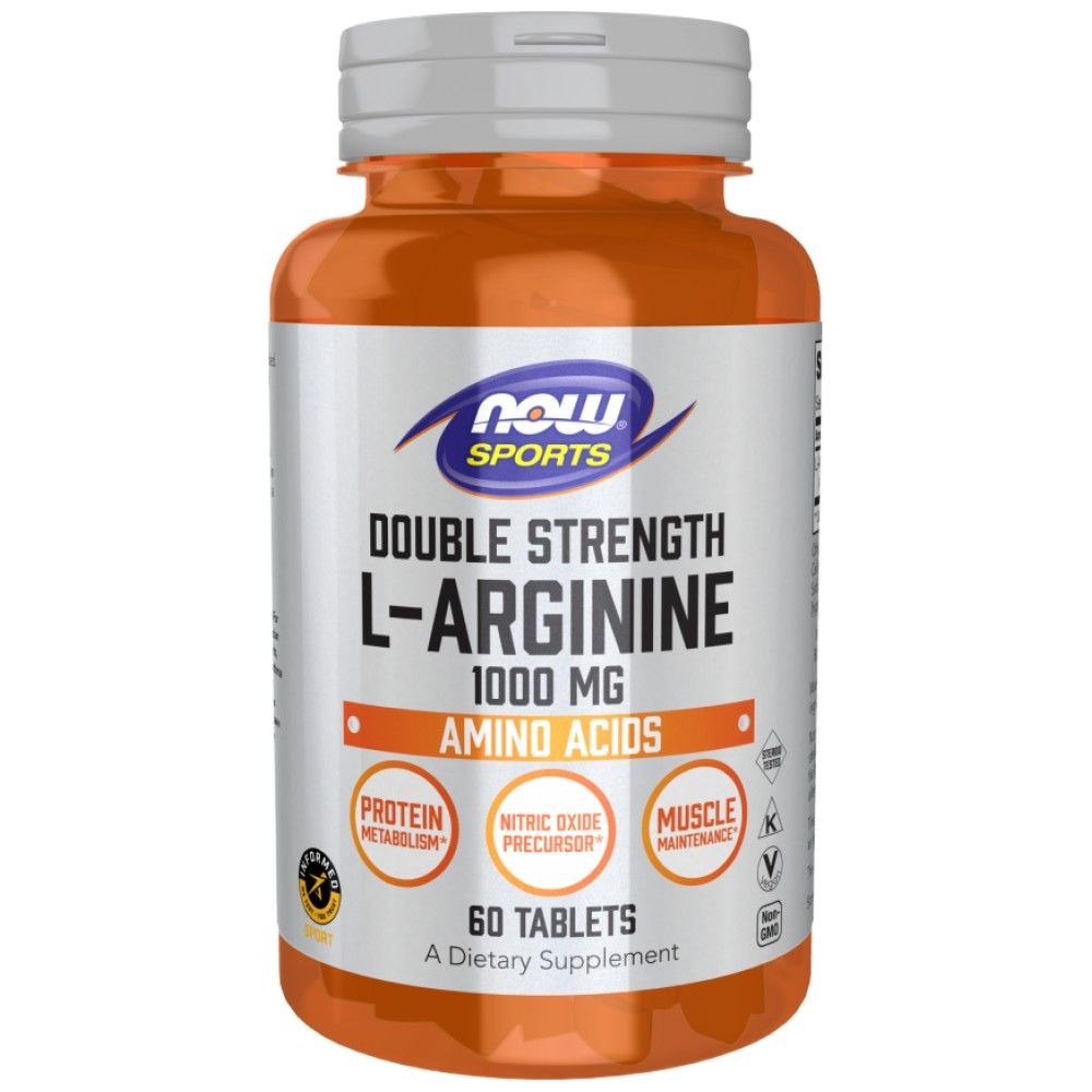 L-Arginin 1000 mg/Doppelte Stärke – 60 Tabletten