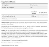 L-Arginin 700 mg – 180 Kapseln