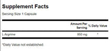 L-Arginin 850 mg/Maximale Stärke – 90 Kapseln