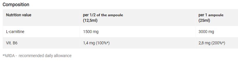 L-CARNITIN 3000 EXTREME SHOT - 20 x 25 ml