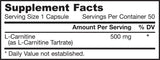 L-Carnitin 500 mg – 100 Kapseln