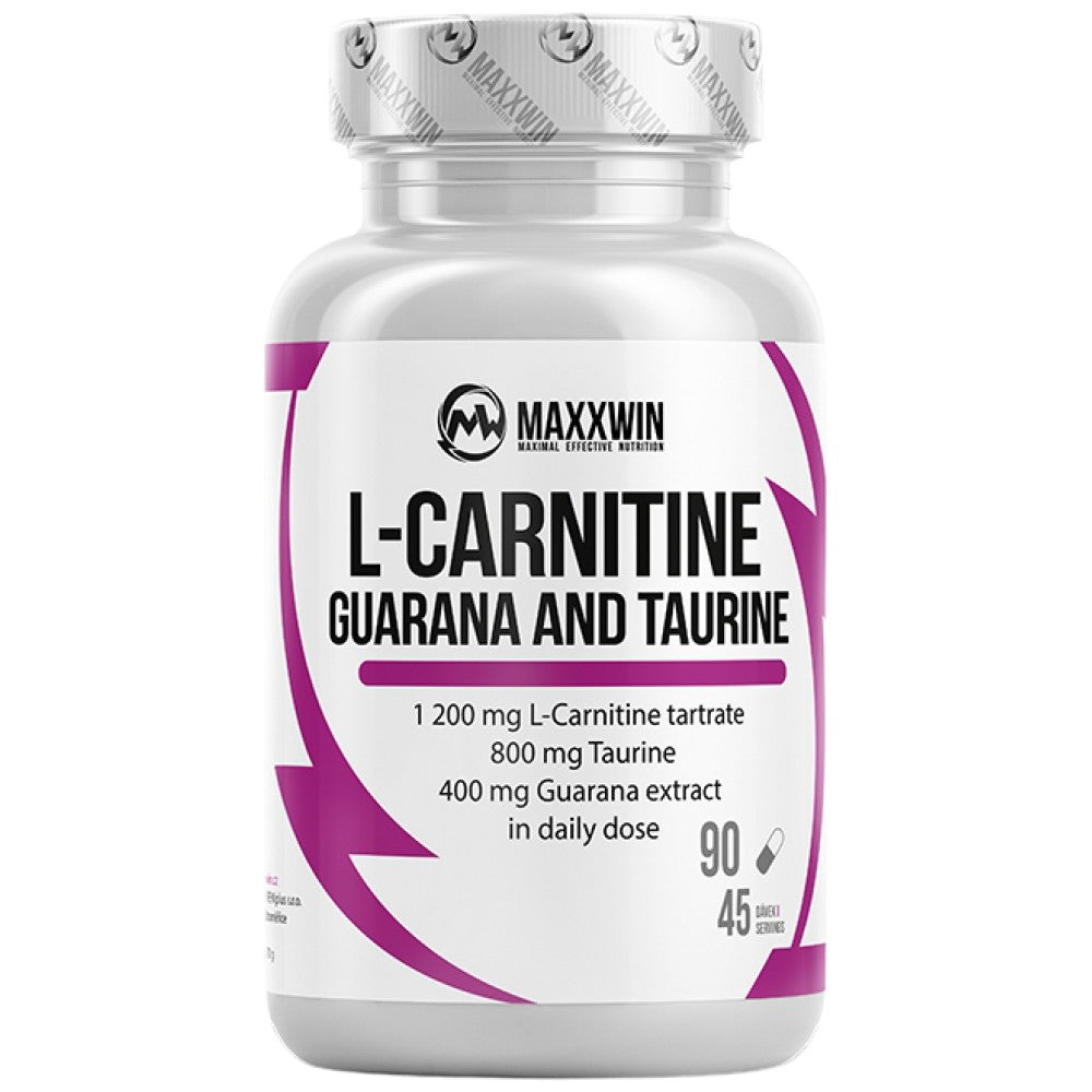 L-Carnitin + Guarana + Taurin – 90 Kapseln