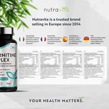 L-Carnitin/L-Tartrat/Komplex /150 Kapseln, 75 Dosen/ <tc>Nutravita</tc>
