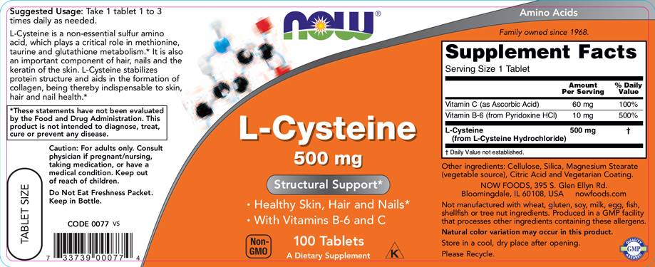 L-Cystein 500 mg – 100 Tabletten