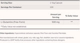 L-Glutamin 500 mg – 120 Kapseln