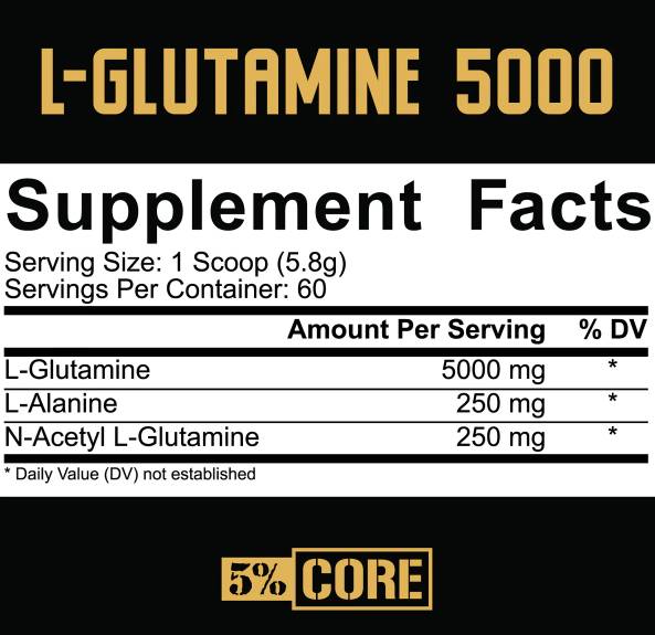 L-Glutamin 5000 | Core-Serie – 348 Gramm
