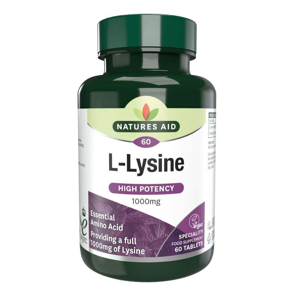 L-Lysin 1000 mg 60 Tabletten NaturesAid
