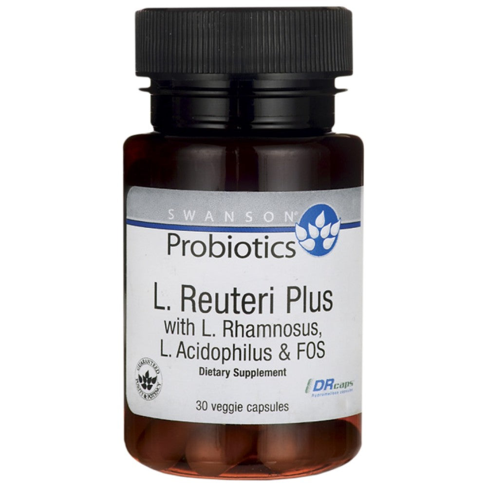 L. Reuteri Plus mit L. Rhamnosus, L. Acidophilus und FOS 30 Kapseln