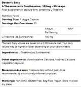 L-Theanin 150 mg | Mit Suntheanin – 90 Kapseln