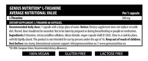 L-Theanin 500 mg – 60 Kapseln