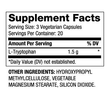 L-Tryptophan 500 mg 60 Kapseln