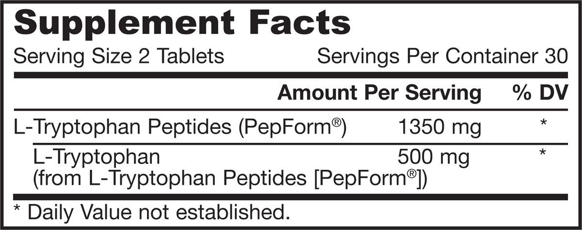 L-Tryptophan-Peptid 60 Tabletten