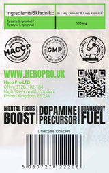 L-Tyrosin 500 mg – 120 Kapseln