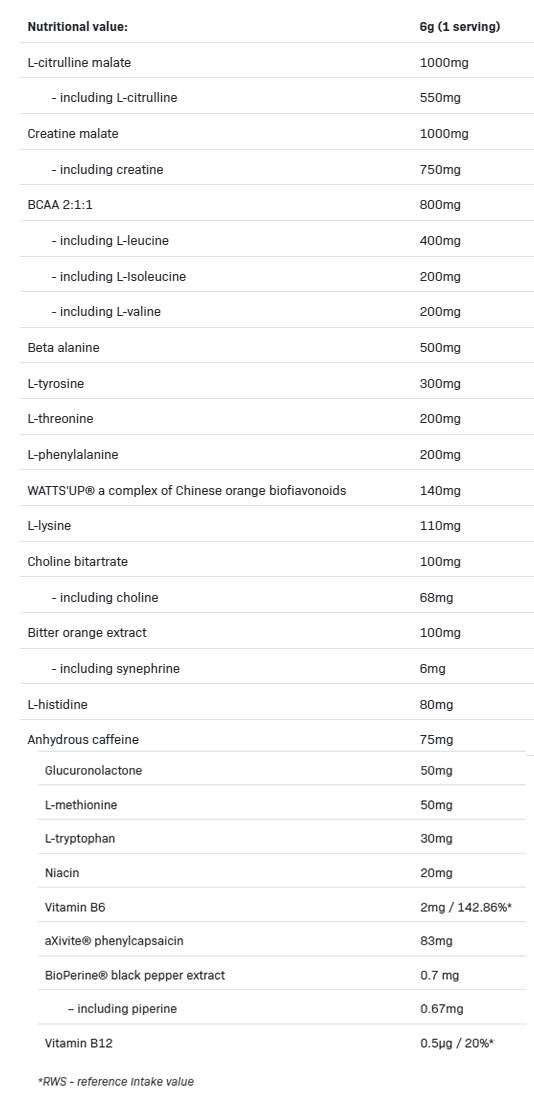<tc>LOCO</tc> Energie &amp; Schnelligkeit | Komplettes Pre-Workout-Produkt – 240 g