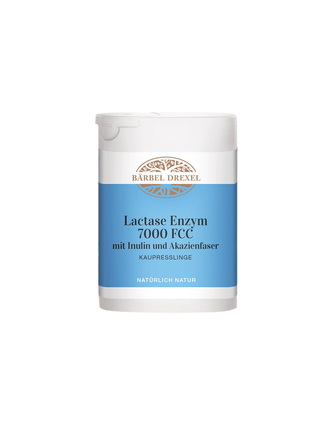 Lactase Enzym 7000 FCC mit Inulin und Akazienfaser/ Lactase Enzym, 75 Kautabletten <tc>Bärbel Drexel</tc>
