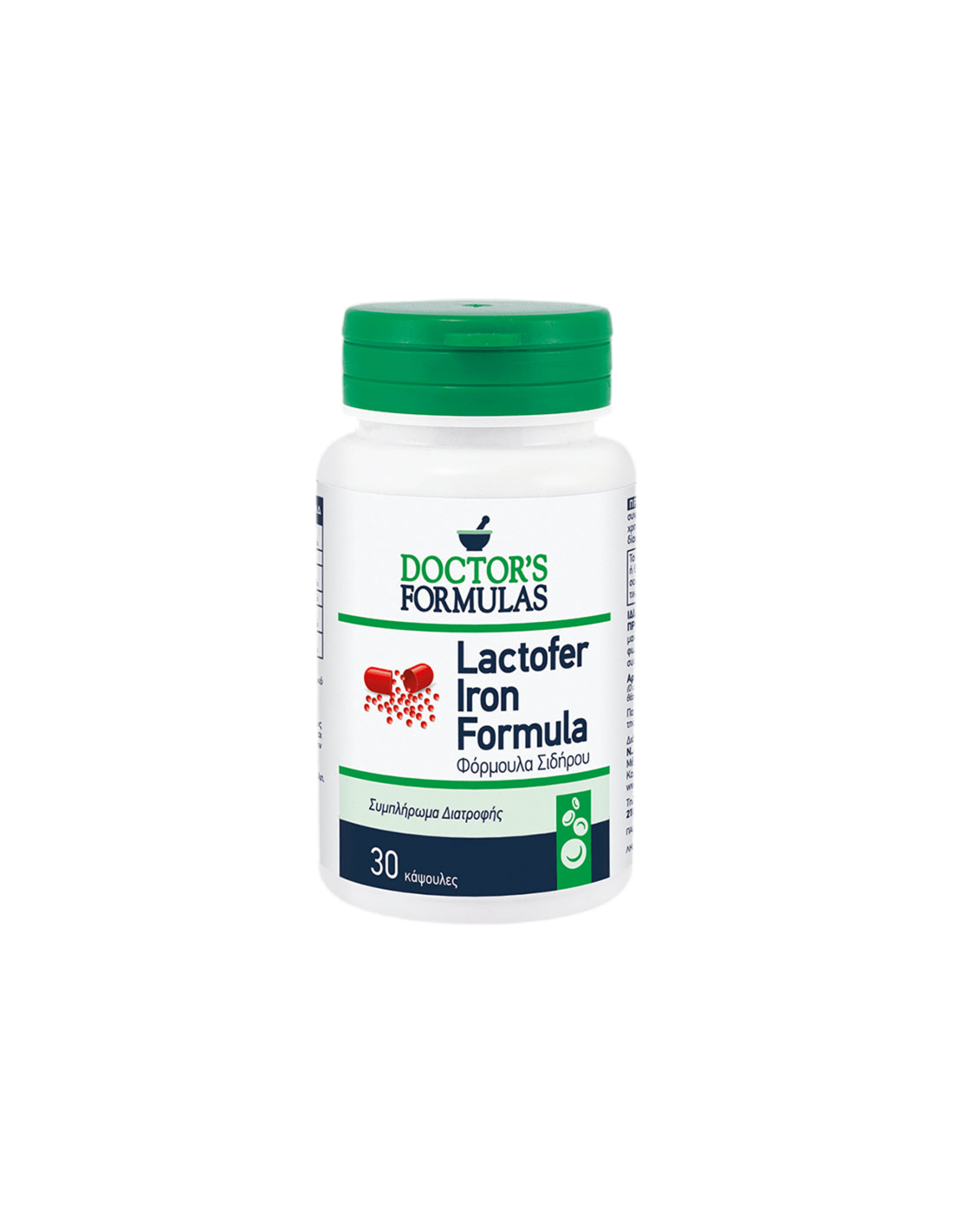 Lactofer-Eisen-Formel/Bei Eisenmangelanämie, 30 Kapseln Doctor's Formulas