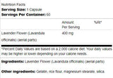 Lavendelblüte 400 mg 60 Kapseln