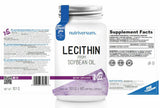 Lecithin 1200 mg | Aus Sojaöl – 30 Kapseln