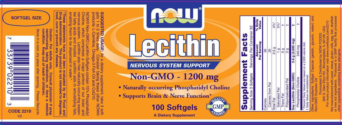 Lecithin/Soja 1200 mg – 100 Kapseln