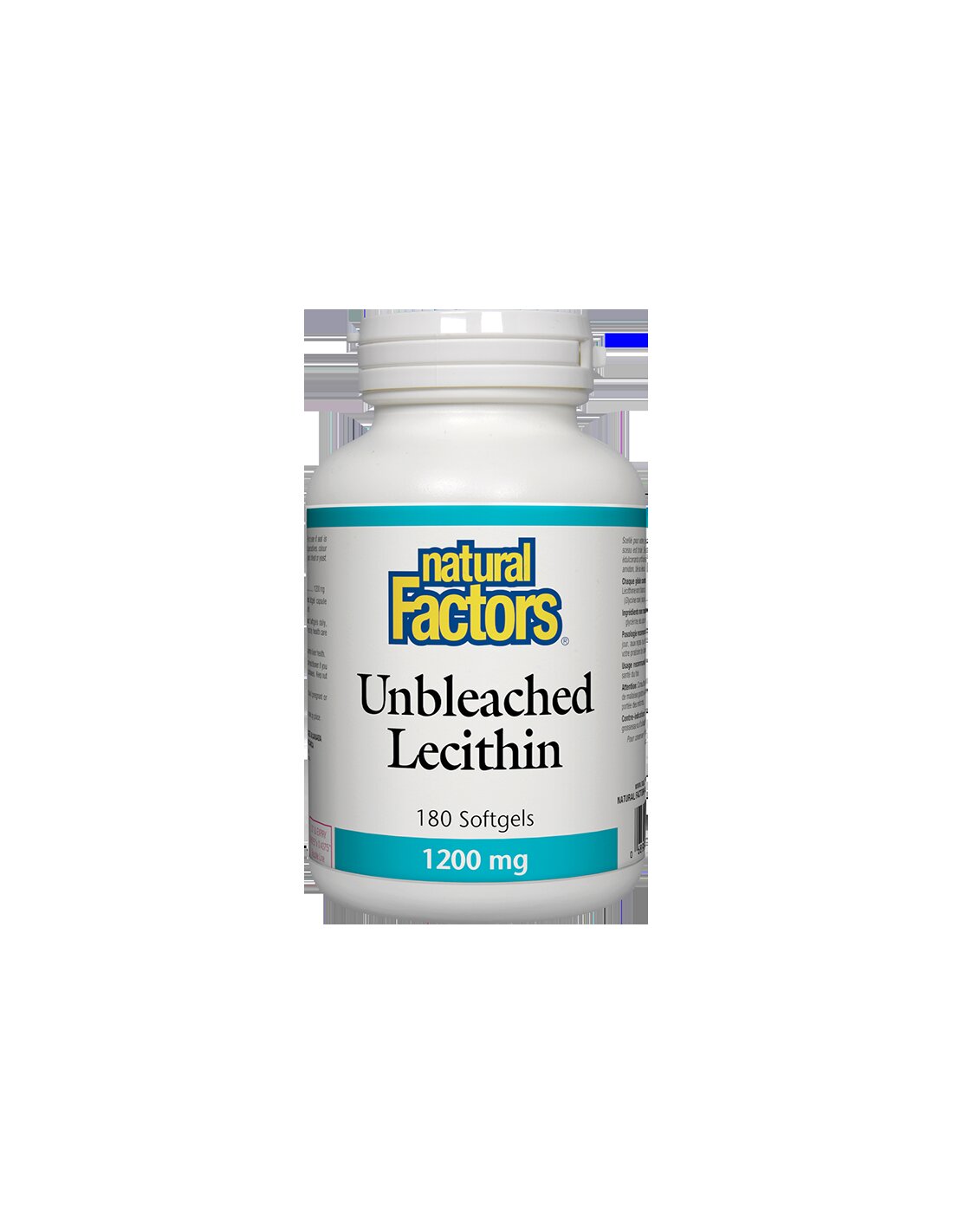 Ungebleichtes Lecithin 1200 mg x 180 Weichkapseln <tc>Natural Factors</tc>