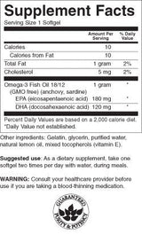 Zitronengeschmack Omega 3 1000 mg – 150 Gelkapseln