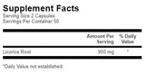 Süßholzwurzel 450 mg – 100 Kapseln