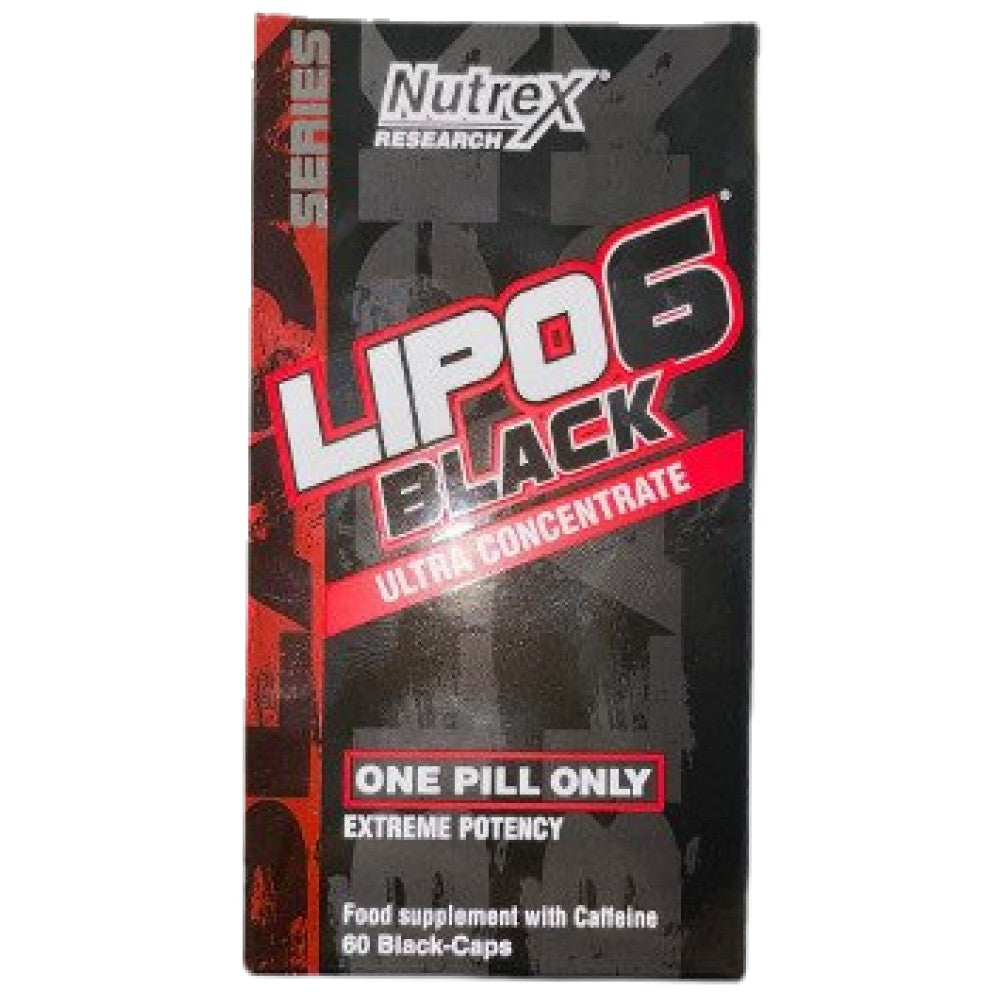 Lipo-6 Black Ultra-Konzentrat | Extreme Potenz 60 Kapseln