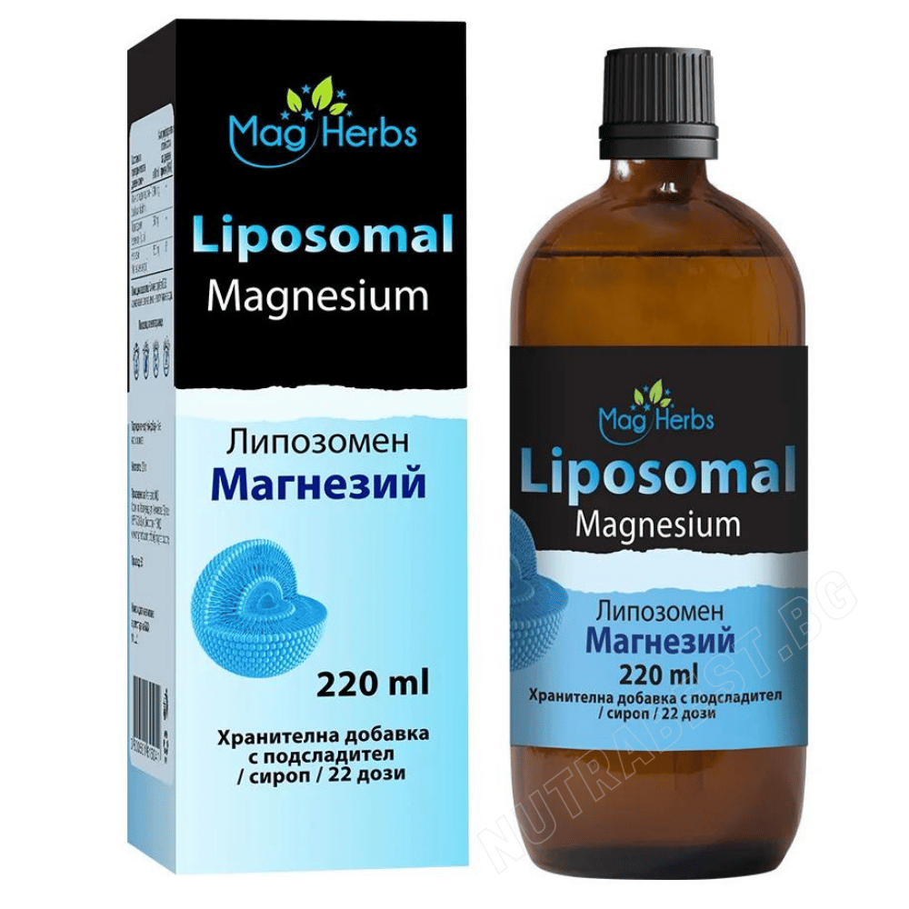 Liposomales Magnesium flüssig/Liposomales Magnesium <tc>MagHerbs</tc> /220 ml, 22 Dosen/