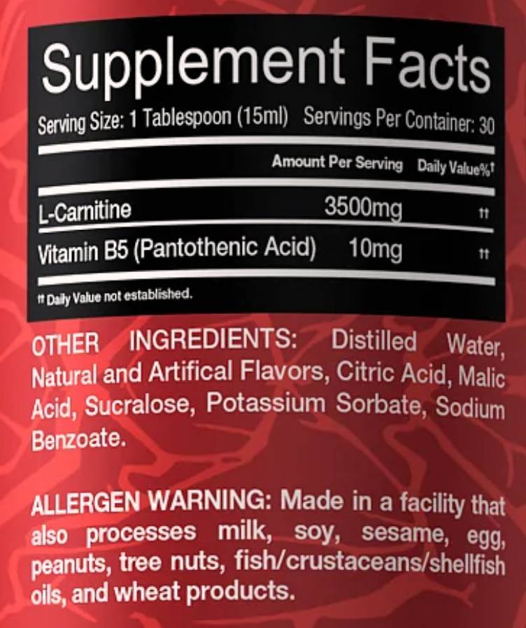 Flüssiges L-Carnitin 3500 mg 450 ml