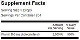 Flüssiges Vitamin D3/400 IE pro Tropfen 29,6 ml