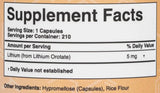 Lithiumorotat 5 mg – 210 Kapseln