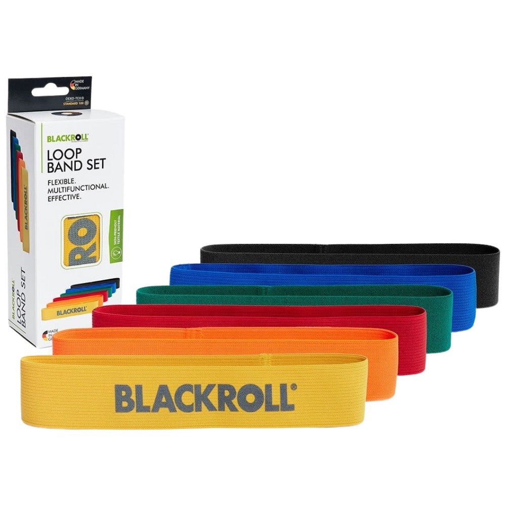 Loopband-Set 6 | Set mit 6 kurzen Trainingsbändern – 6 Stück.