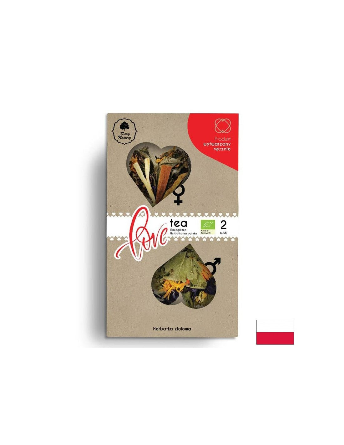Tee für Sie und Ihn Bio - Liebestee, 2 x 3,5 g <tc>Dary Natury</tc>
