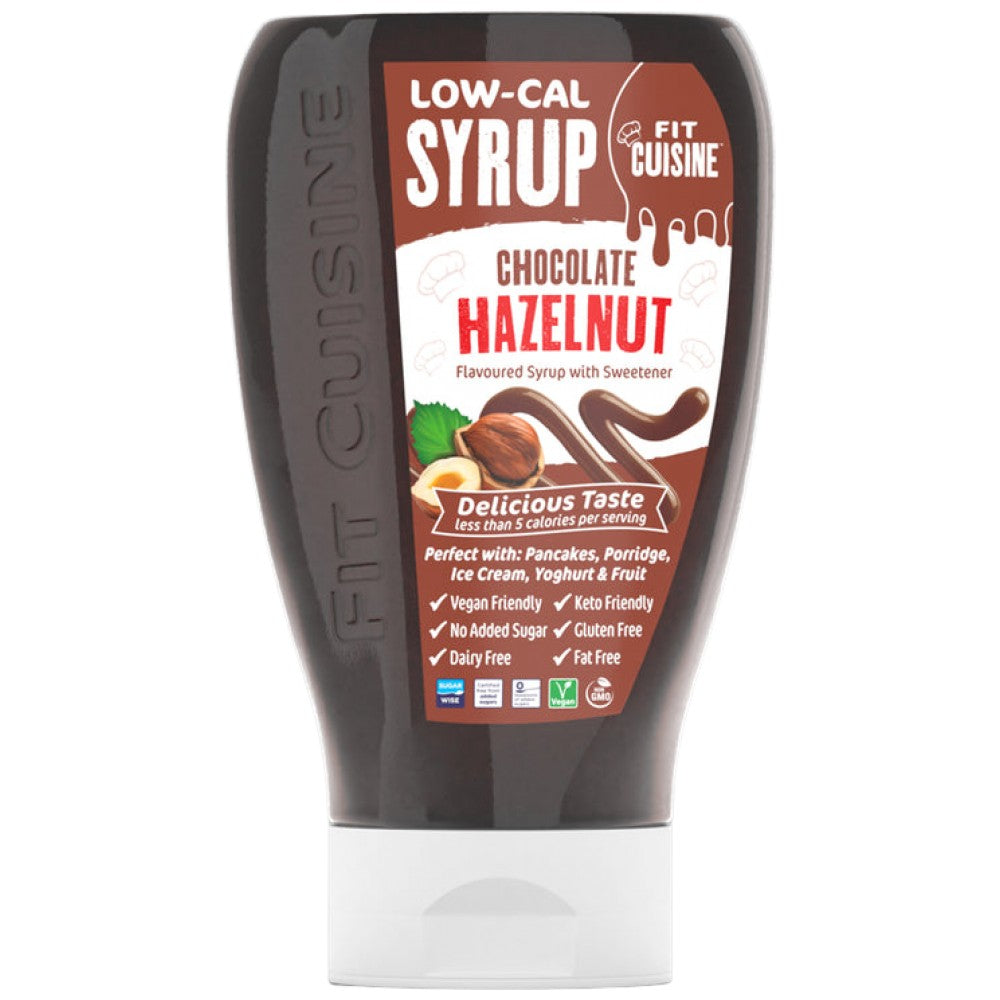 Fit Cuisine Low-Cal Sirup | Schokoladen -Haselnuss - 425 ml