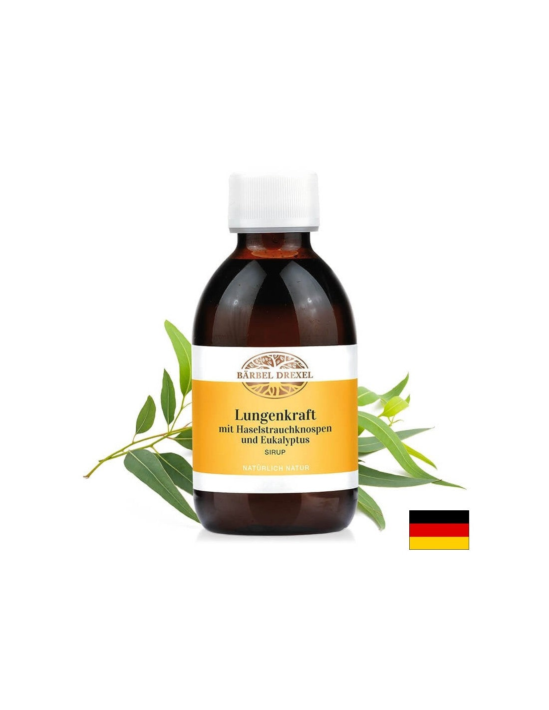 Lungenkraft mit Haselstrauchknospen und Eukalyptus/Kräutersirup für die Atemwege, 200 ml <tc>Bärbel Drexel</tc>