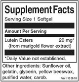 Lutein 20 mg – 60 Kapseln