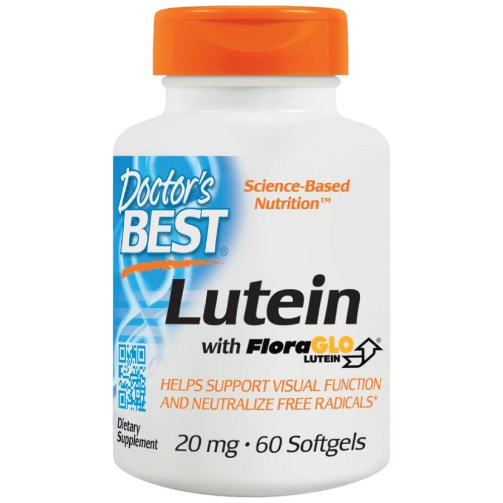 Lutein 20 mg | Mit FloraGLO – 60 Gelkapseln