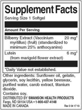 Lutein und Heidelbeere 26 mg – 120 Kapseln