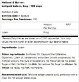 Lutigold | Lutein 6 mg – 100 Kapseln
